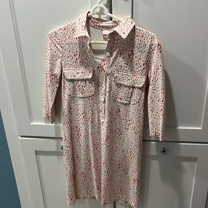 Persifor winpenny dress white and orange